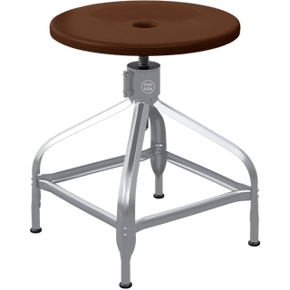 CHAISES NICOLLE ADJUSTABLE SWIVEL STOOL WOOD - DYKE & DEAN