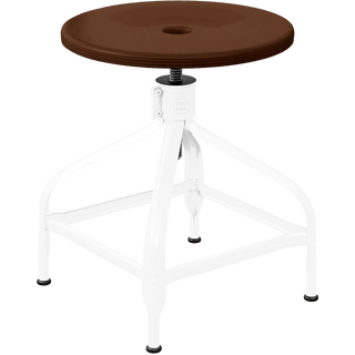CHAISES NICOLLE ADJUSTABLE SWIVEL STOOL WOOD - DYKE & DEAN