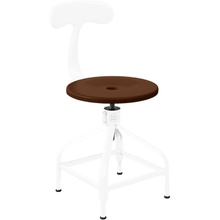 CHAISES NICOLLE DACTYLO ADJUSTABLE SWIVEL CHAIR WOOD - DYKE & DEAN