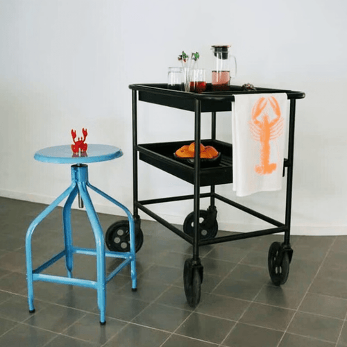CHAISES NICOLLE DACTYLO ADJUSTABLE SWIVEL STOOL - DYKE & DEAN