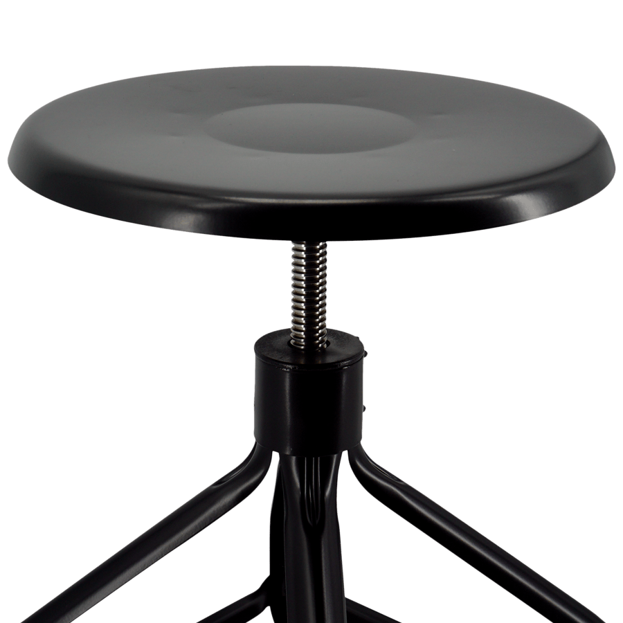 CHAISES NICOLLE DACTYLO ADJUSTABLE SWIVEL STOOL - DYKE & DEAN