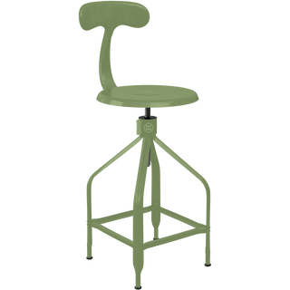 CHAISES NICOLLE DESSINATEUR TALL ADJUSTABLE SWIVEL CHAIR - DYKE & DEAN