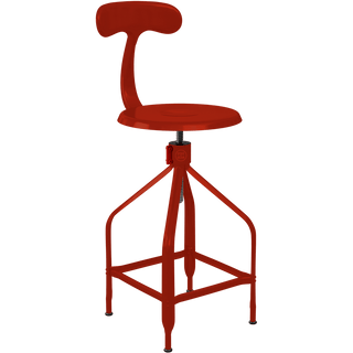 CHAISES NICOLLE DESSINATEUR TALL ADJUSTABLE SWIVEL CHAIR - DYKE & DEAN
