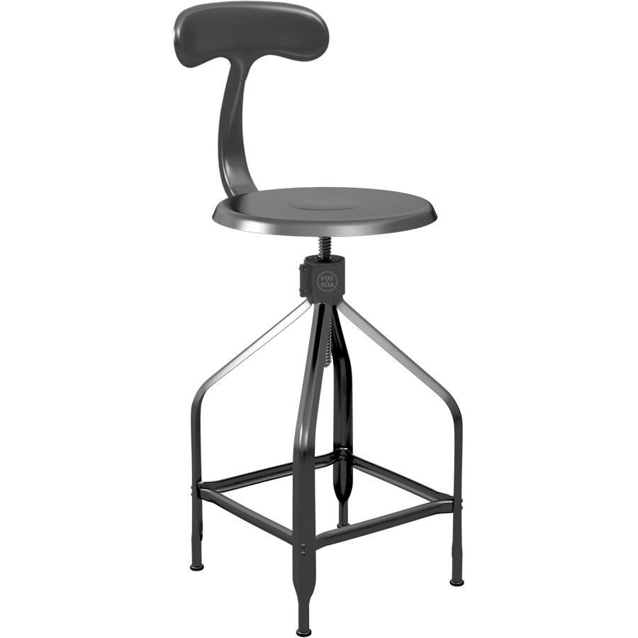 CHAISES NICOLLE DESSINATEUR TALL ADJUSTABLE SWIVEL CHAIR - DYKE & DEAN