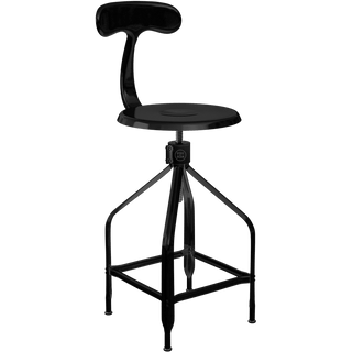 CHAISES NICOLLE DESSINATEUR TALL ADJUSTABLE SWIVEL CHAIR - DYKE & DEAN