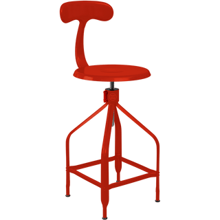CHAISES NICOLLE DESSINATEUR TALL ADJUSTABLE SWIVEL CHAIR - DYKE & DEAN