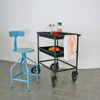 CHAISES NICOLLE DESSINATEUR TALL ADJUSTABLE SWIVEL CHAIR - DYKE & DEAN