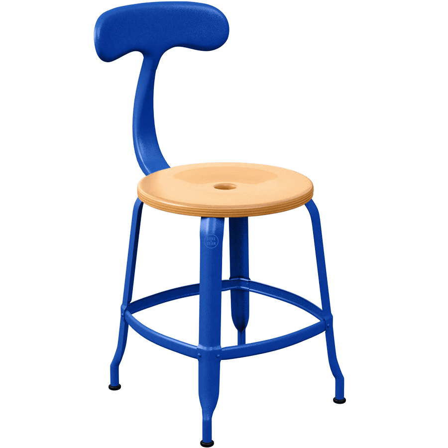 CHAISES NICOLLE METAL CHAIR WOOD 45 - DYKE & DEAN