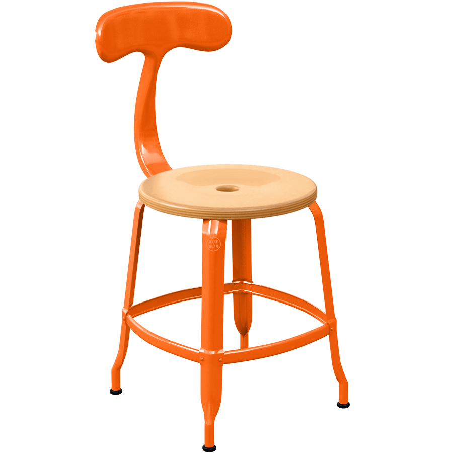 CHAISES NICOLLE METAL CHAIR WOOD 45 - DYKE & DEAN