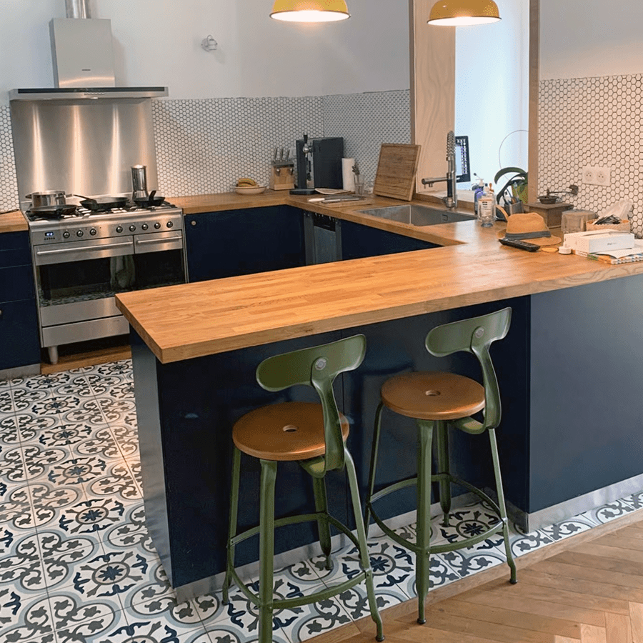 CHAISES NICOLLE METAL CHAIR WOOD 60 - DYKE & DEAN