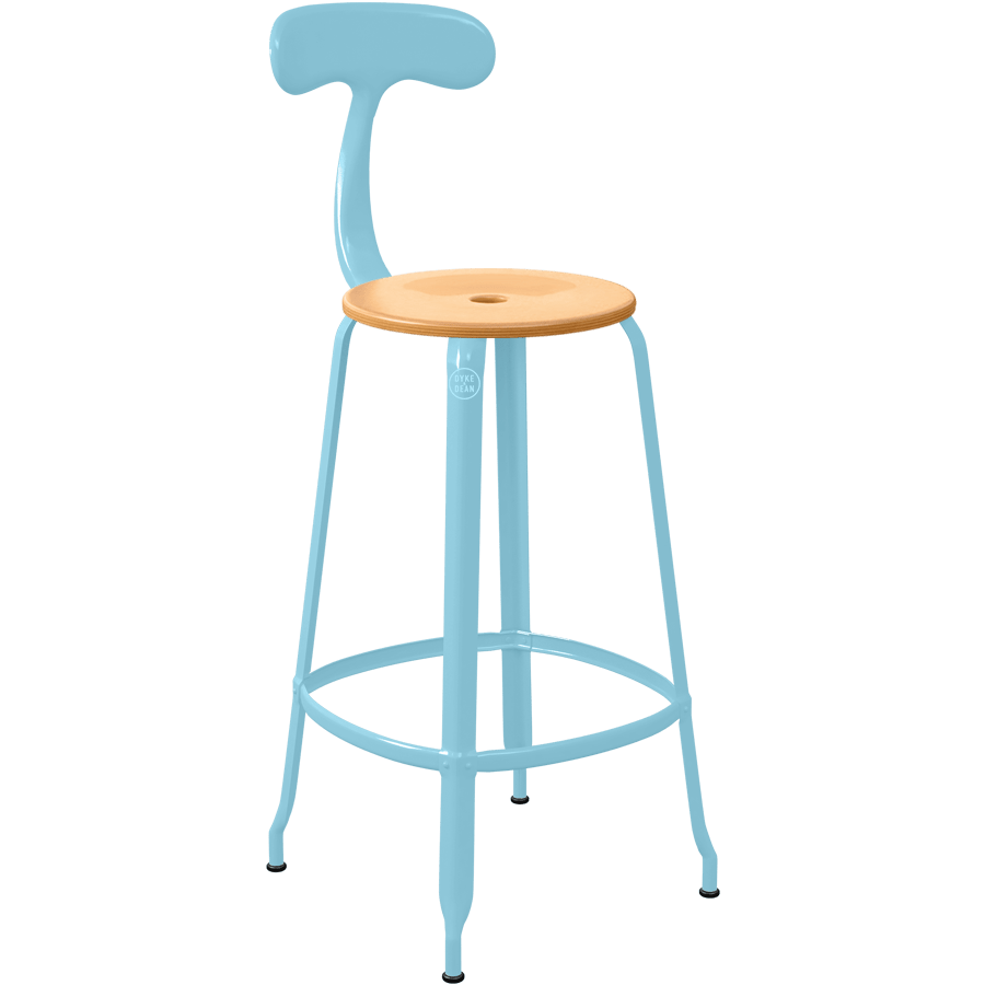 CHAISES NICOLLE METAL CHAIR WOOD 75 - DYKE & DEAN