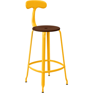 CHAISES NICOLLE METAL CHAIR WOOD 75 - DYKE & DEAN