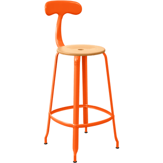 CHAISES NICOLLE METAL CHAIR WOOD 75 - DYKE & DEAN