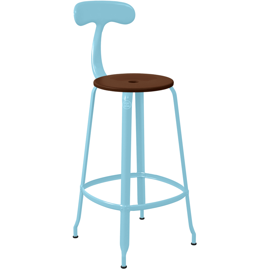 CHAISES NICOLLE METAL CHAIR WOOD 75 - DYKE & DEAN