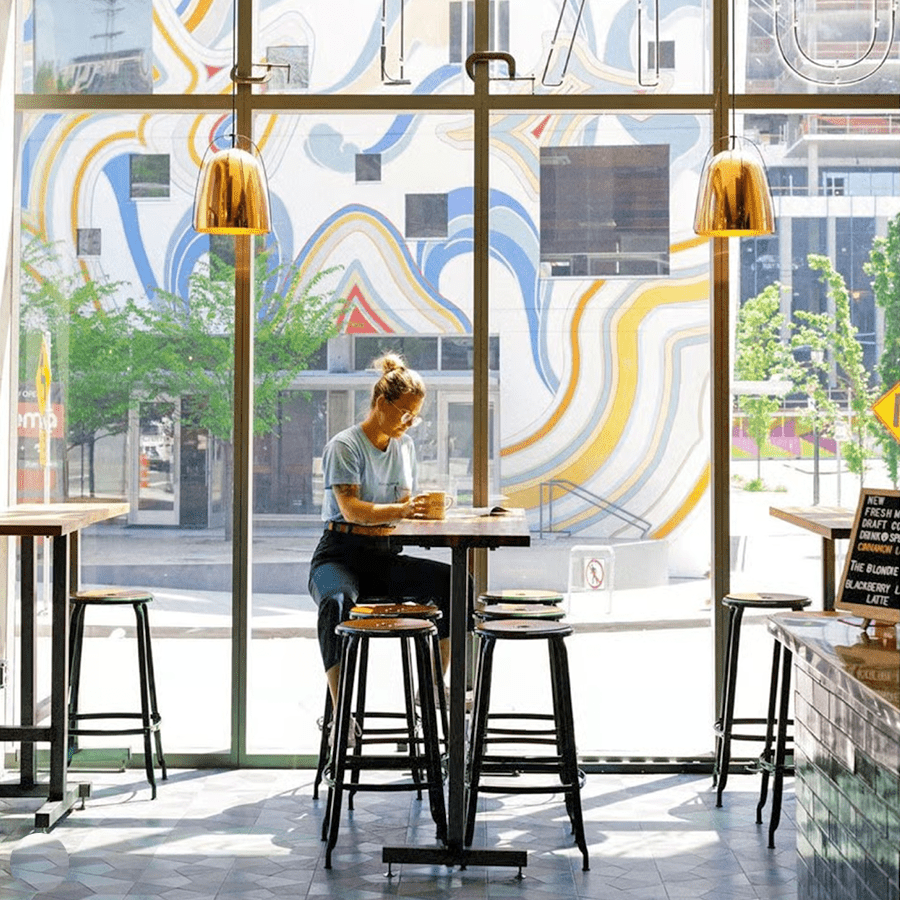 CHAISES NICOLLE METAL STOOL 60 - DYKE & DEAN