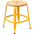CHAISES NICOLLE METAL STOOL WOOD 45 - DYKE & DEAN