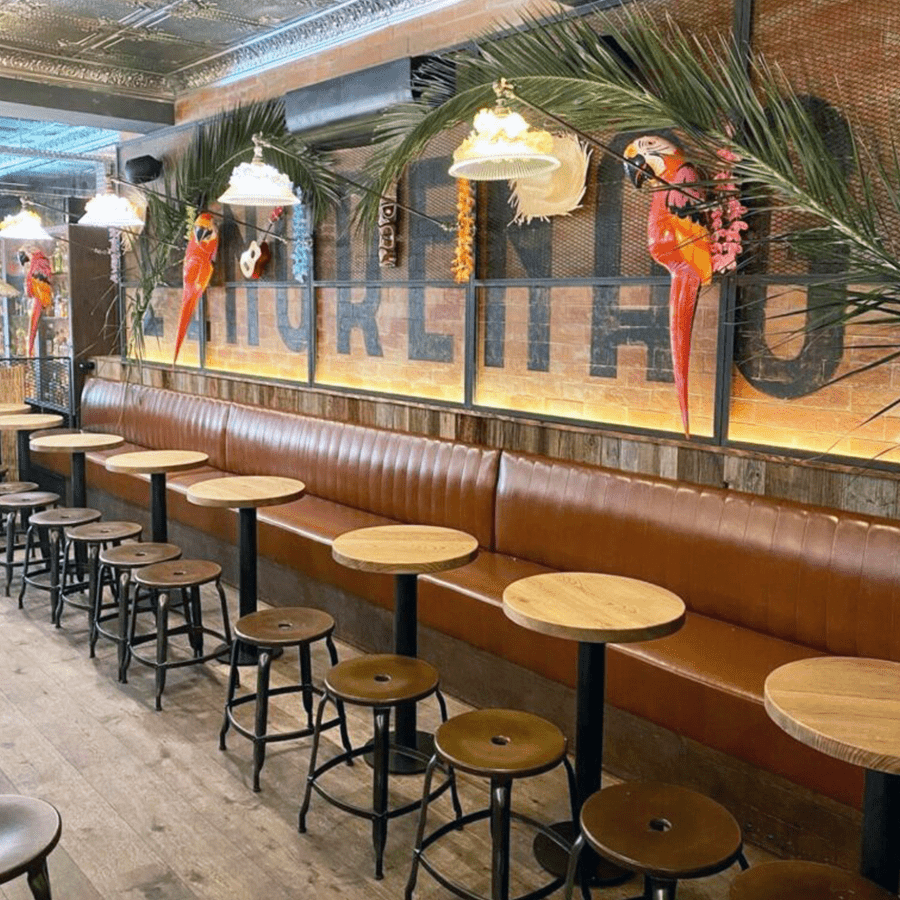 CHAISES NICOLLE METAL STOOL WOOD 60 - DYKE & DEAN