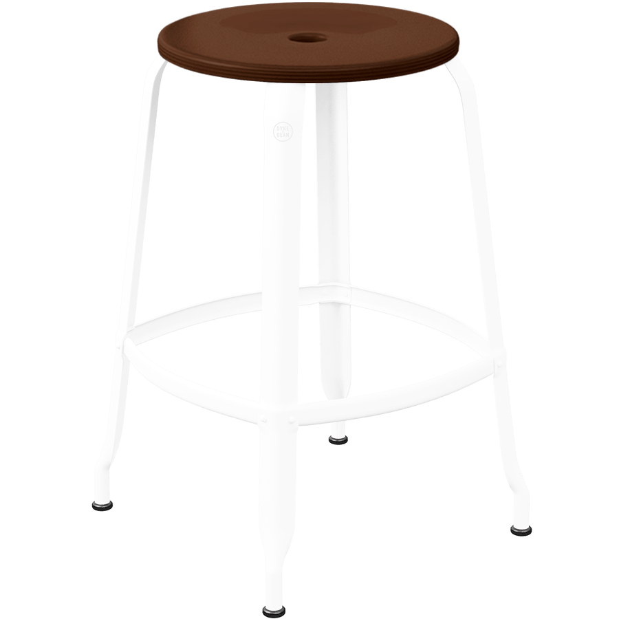 CHAISES NICOLLE METAL STOOL WOOD 65 - DYKE & DEAN