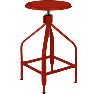CHAISES NICOLLE TALL ADJUSTABLE SWIVEL STOOL - DYKE & DEAN