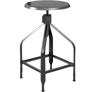 CHAISES NICOLLE TALL ADJUSTABLE SWIVEL STOOL - DYKE & DEAN