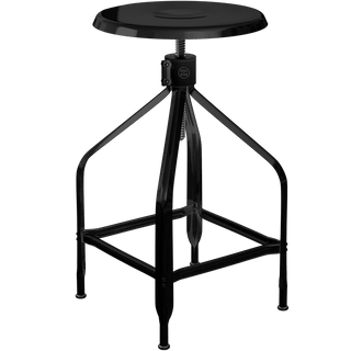 CHAISES NICOLLE TALL ADJUSTABLE SWIVEL STOOL - DYKE & DEAN
