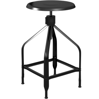CHAISES NICOLLE TALL ADJUSTABLE SWIVEL STOOL - DYKE & DEAN