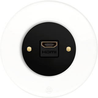 CLASSIC PORCELAIN HDMI REVERSE DOMINO SOCKET - DYKE & DEAN