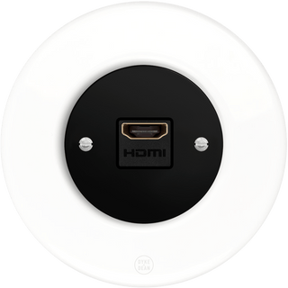 CLASSIC PORCELAIN HDMI REVERSE DOMINO SOCKET - DYKE & DEAN