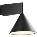 CONICAL UP DOWN WALL LIGHT BLACK ALUMINIUM - DYKE & DEAN