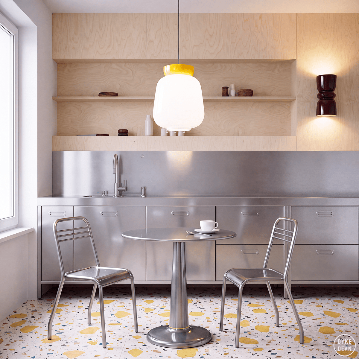 CORCOVADO CERAMIC GLASS PENDANT LIGHT - DYKE & DEAN