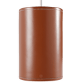 CUERO CYLINDER LEATHER PENDANT LIGHT POLO - DYKE & DEAN