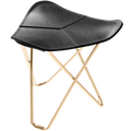 CUERO FLYING GOOSE STOOL GOLD FRAME - DYKE & DEAN