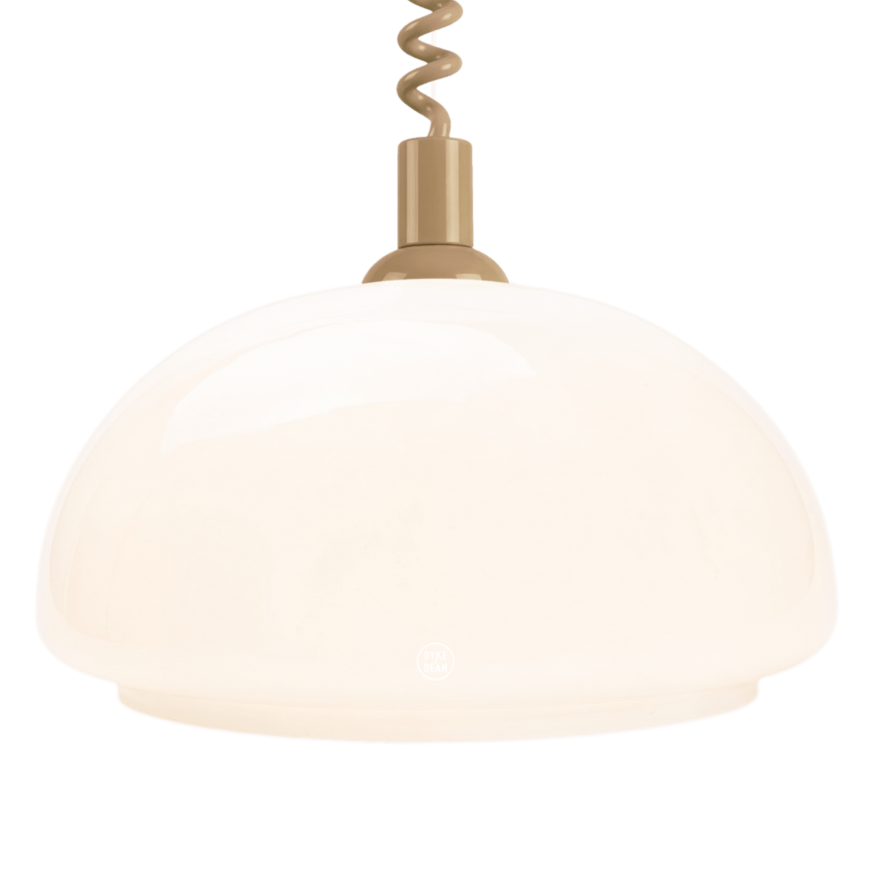 DOME OPALINE RETRACTABLE CORD LIGHT MEDIUM - DYKE & DEAN