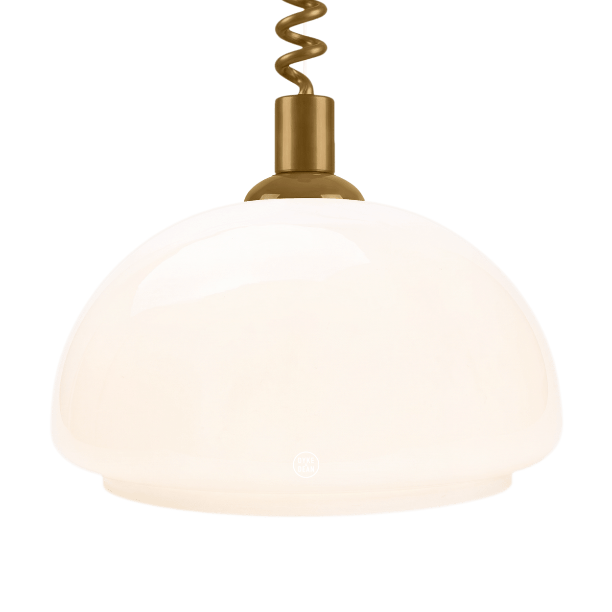DOME OPALINE RETRACTABLE CORD LIGHT SMALL - DYKE & DEAN