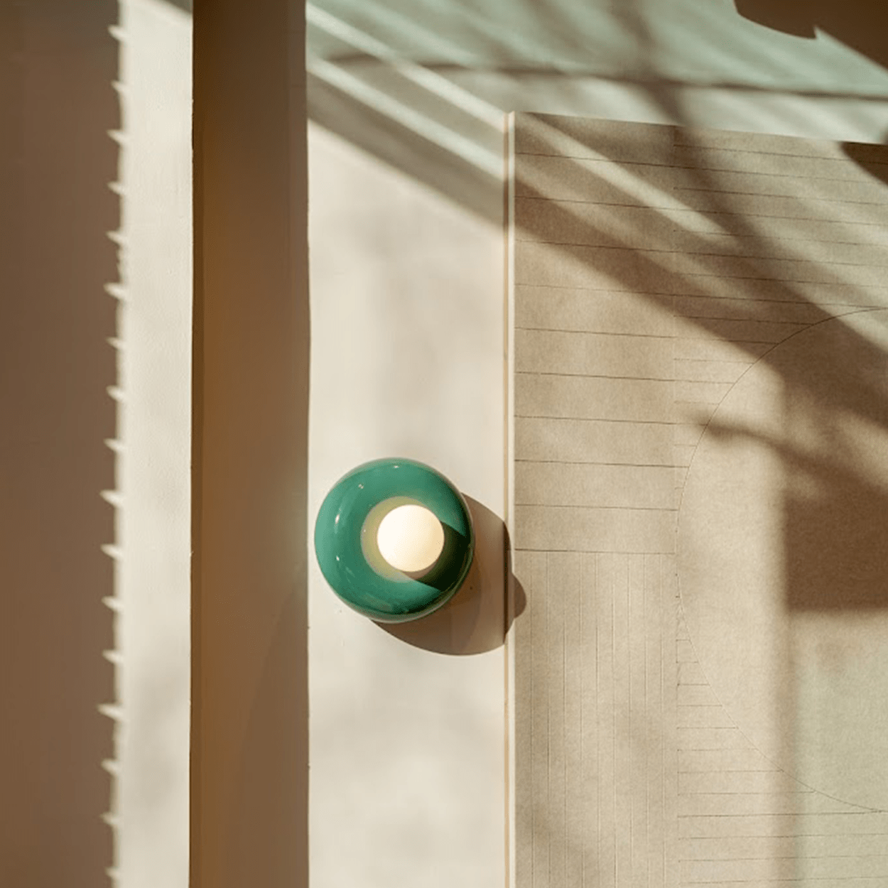 DONUT CERAMIC WALL SCONCE LAMP - DYKE & DEAN