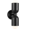 DOUBLE WALL SCONCE LIGHT BLACK - DYKE & DEAN