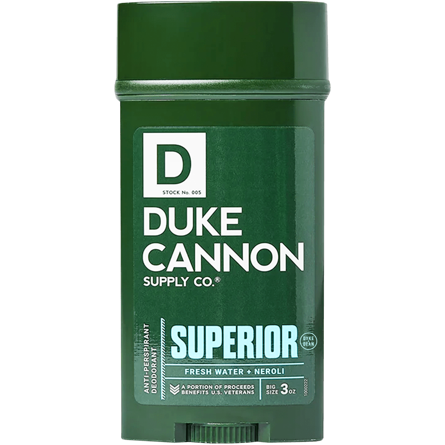 DUKE CANNON ANTI-PERSPIRANT DEODORANT - SUPERIOR - DYKE & DEAN