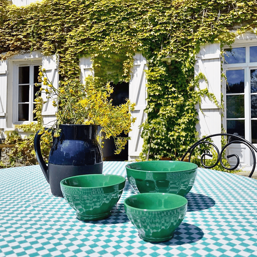 DYKE & DEAN GRANDMOTHERS BOWL OLIVE - DYKE & DEAN