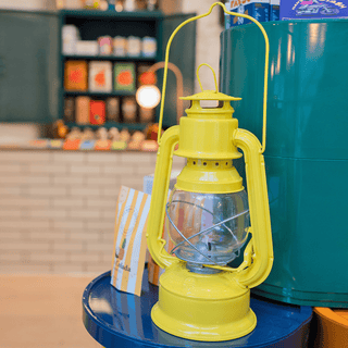 DYKE & DEAN HURRICANE LANTERN YELLOW - DYKE & DEAN