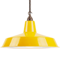 Dyke & Dean pendant lampshade Yellow with hook & chain set - DYKE & DEAN