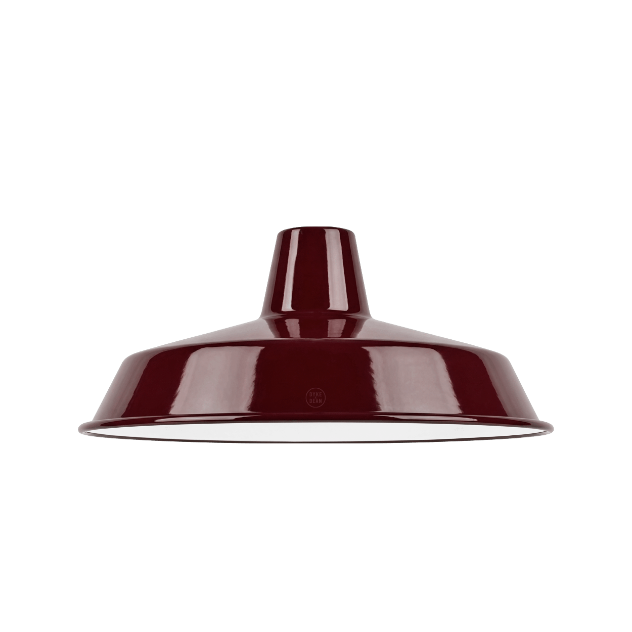 DYKE & DEAN SMALL PENDANT LAMPSHADE BURGUNDY - DYKE & DEAN