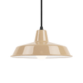 DYKE & DEAN SMALL PENDANT LAMPSHADE NUDE E27 BULB HOLDER - DYKE & DEAN