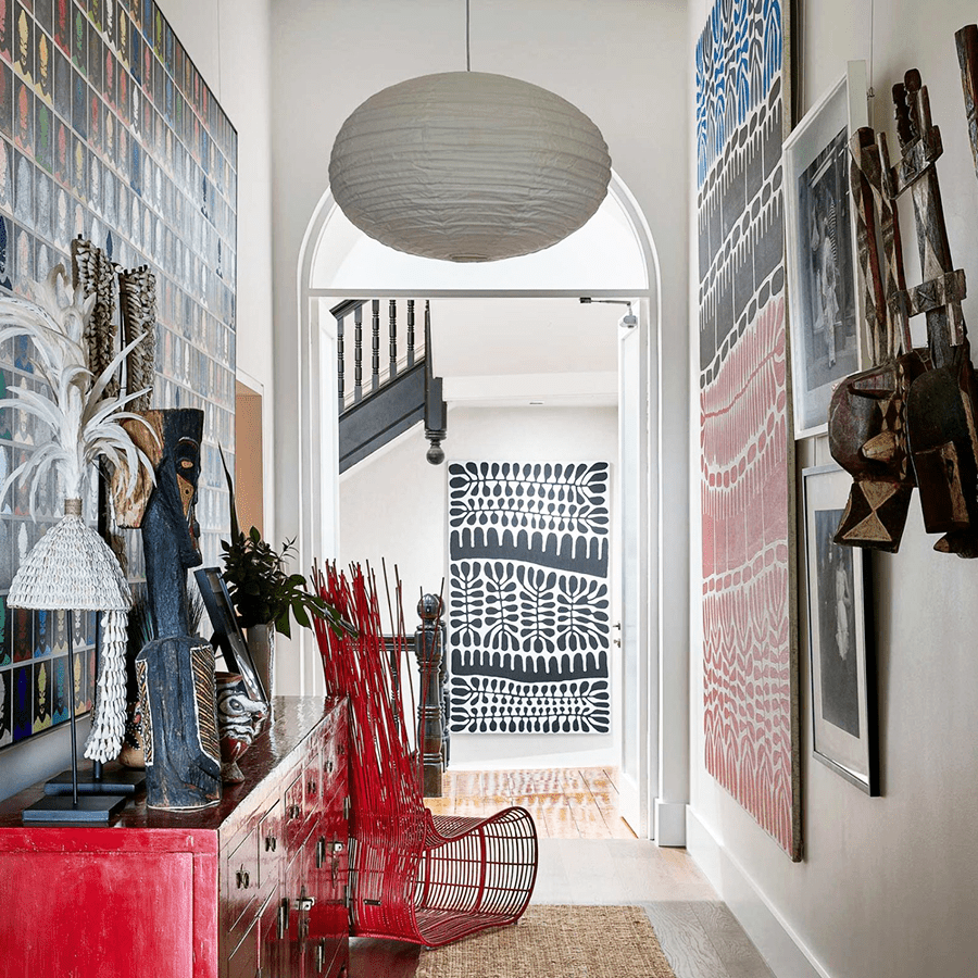 ELLIPSE LINEN LIGHT SHADE 80CM - DYKE & DEAN