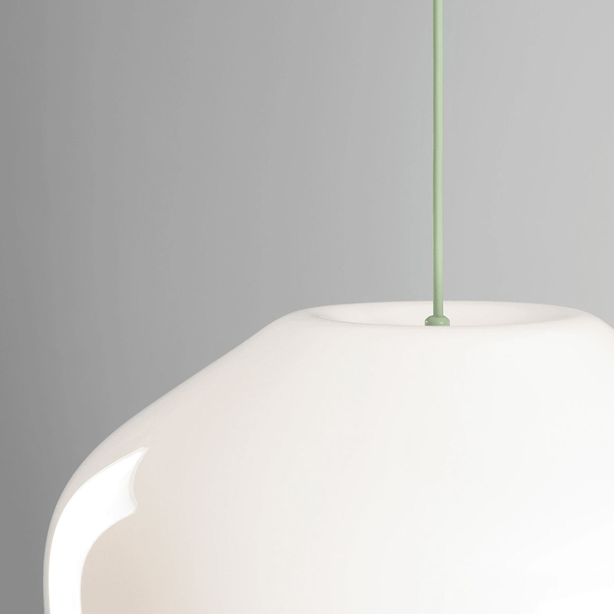 FLASK BLACK GLASS PENDANT LIGHT LARGE - DYKE & DEAN