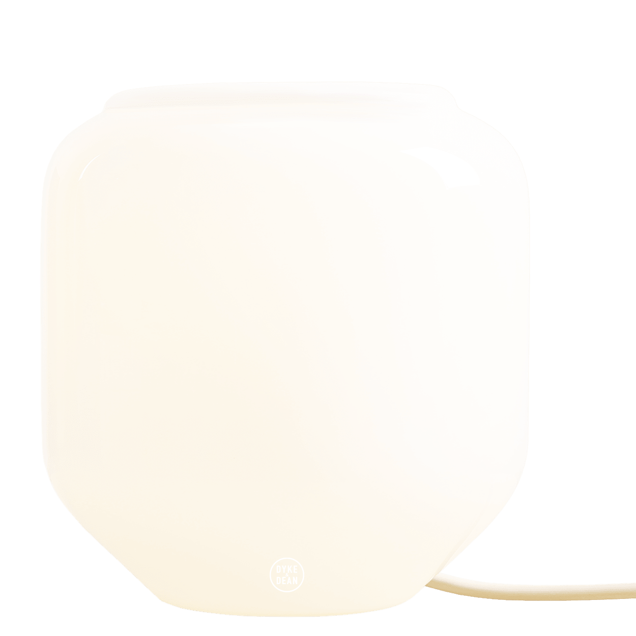 FLASK COTTON WHITE TABLE & FLOOR GLASS LIGHT - DYKE & DEAN