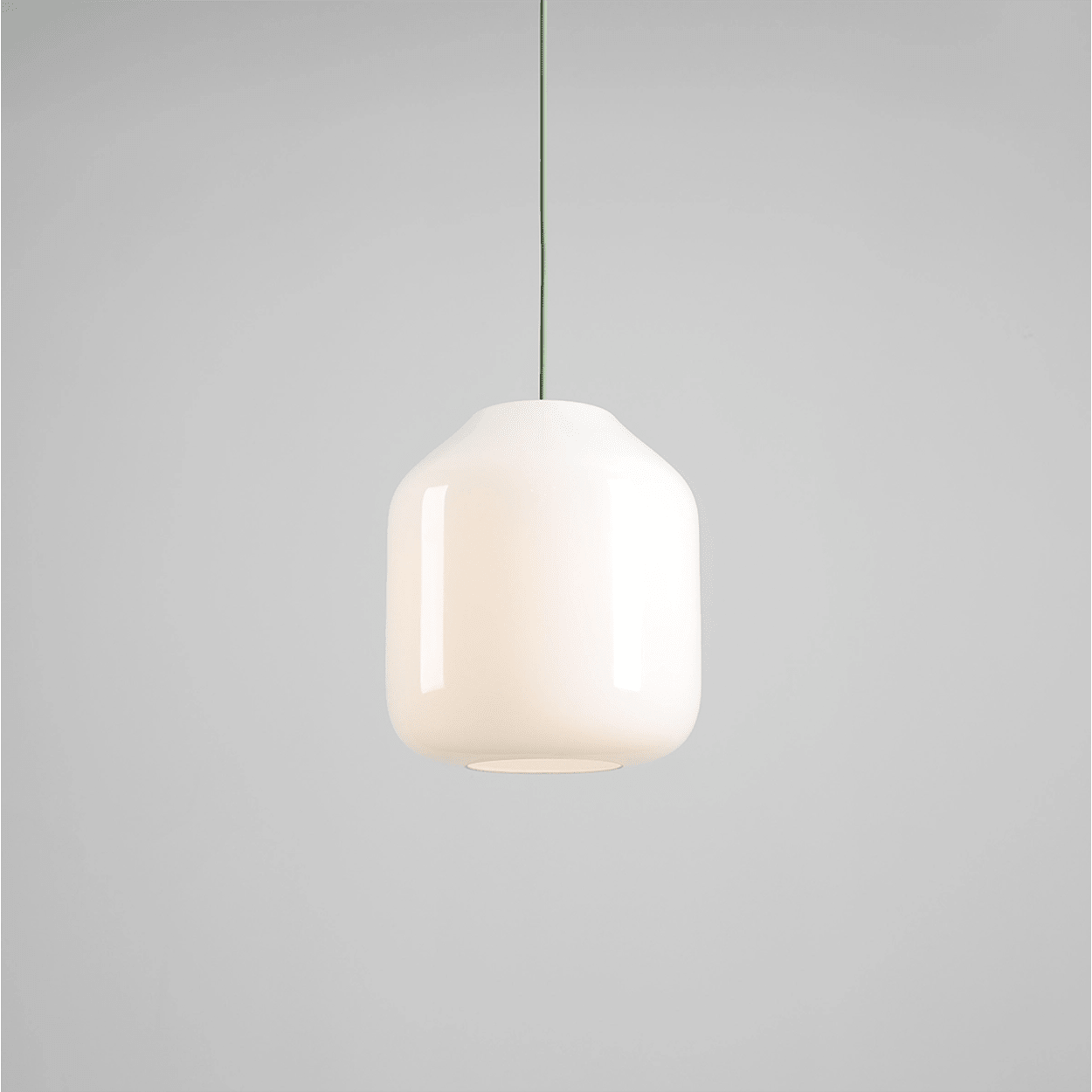 FLASK SAGE GREEN GLASS PENDANT LIGHT MEDIUM - DYKE & DEAN