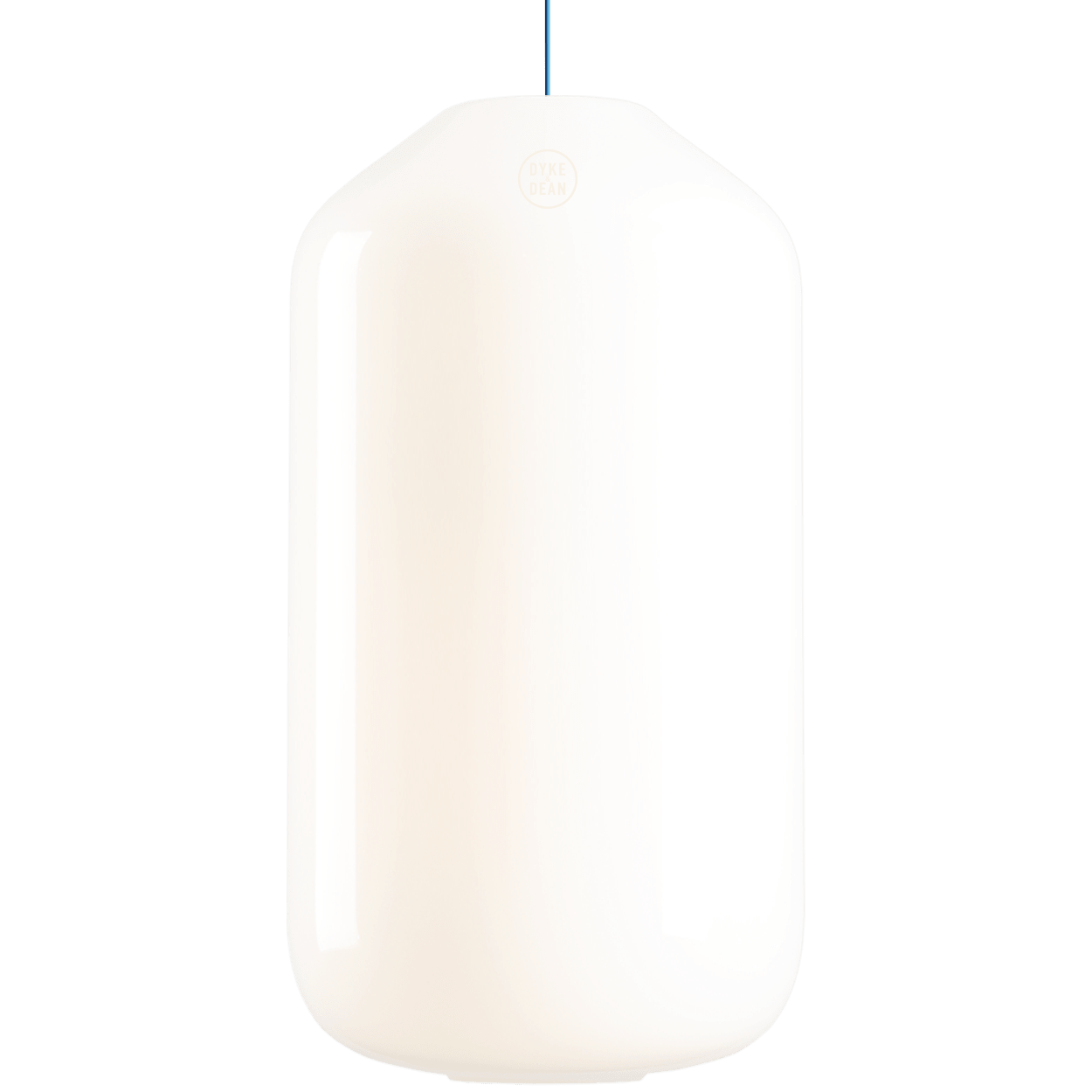 FLASK SAPPHIRE BLUE GLASS PENDANT LIGHT LARGE - DYKE & DEAN