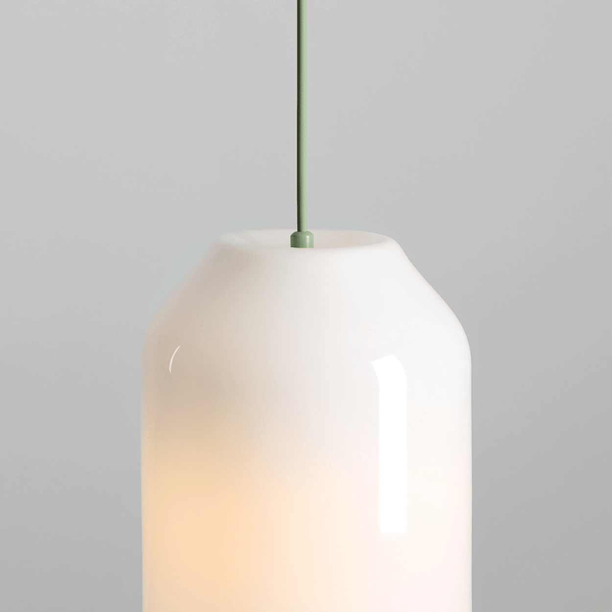 FLASK SAPPHIRE BLUE GLASS PENDANT LIGHT LARGE - DYKE & DEAN