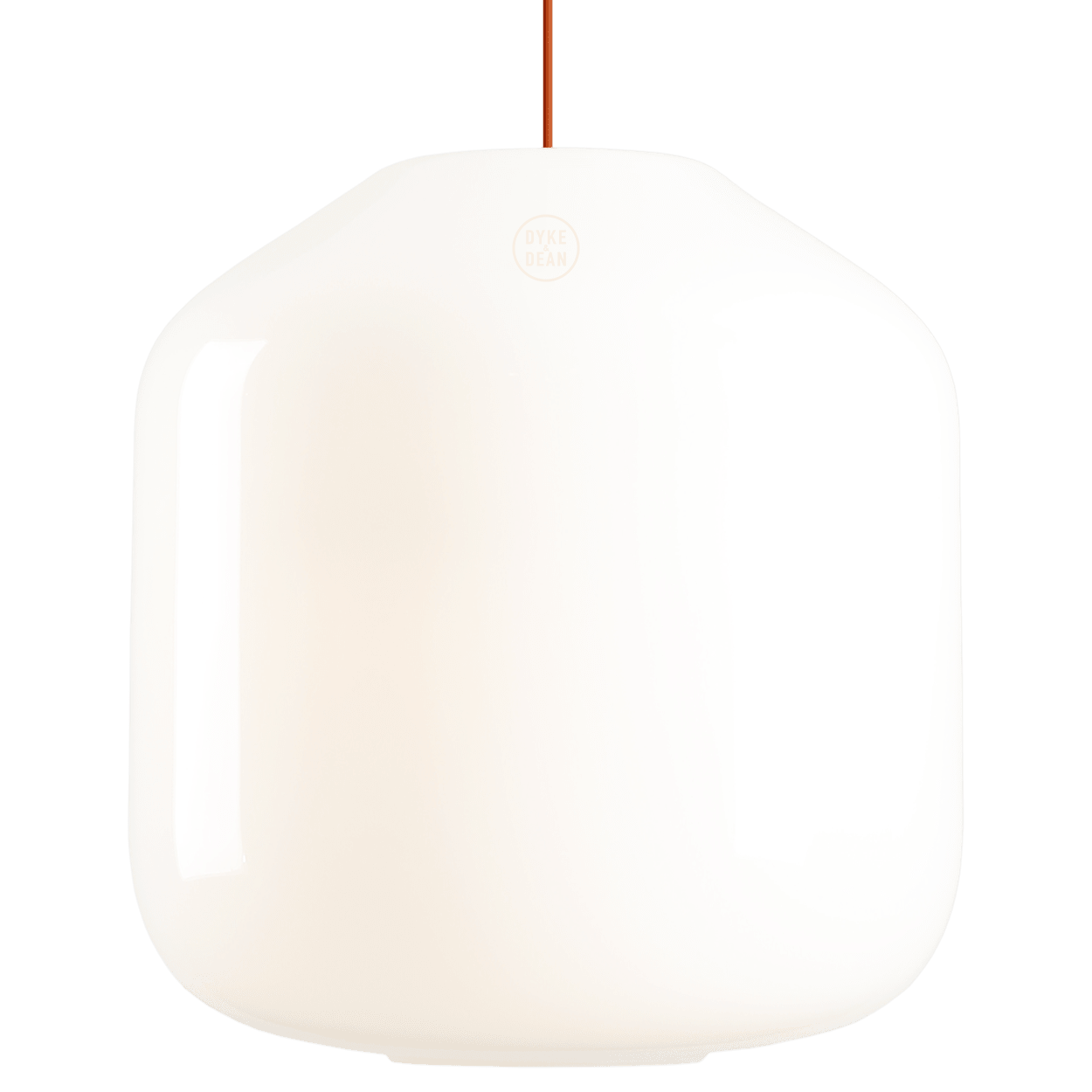 FLASK TERRACOTTA GLASS PENDANT LIGHT XL - DYKE & DEAN