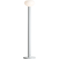 FLO OPAL GLASS ORB FLOOR LIGHT GREY - DYKE & DEAN